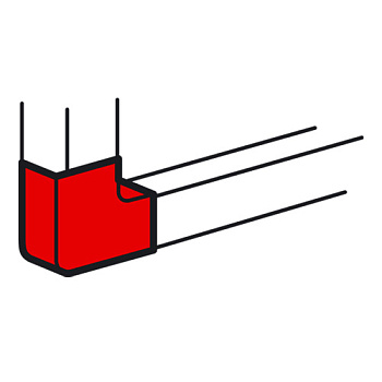 Плоский угол Legrand 85х50 для кабель-канала METRA белый в Уссурийске