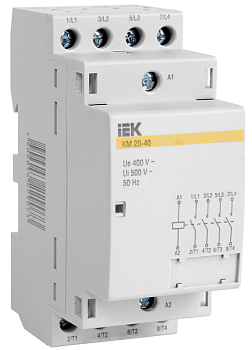 Контактор модульный IEK КМ20-40 AC в Уссурийске