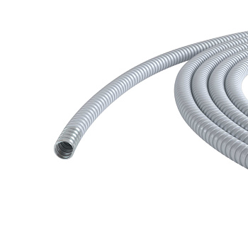 Металлорукав DN 26мм в герметичной ПВХ изоляции, Dвн 26,5 мм, Dнар 31,5, 25 м, цвет серый DKC в Уссурийске