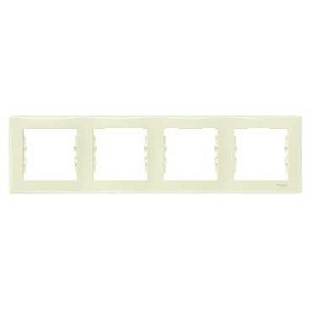 Рамка четырехместная SEDNA Schneider Electric крем в Уссурийске