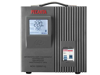 Стабилизатор напряжения однофазный электронный ACH-12000/1-Ц Ресанта в Уссурийске