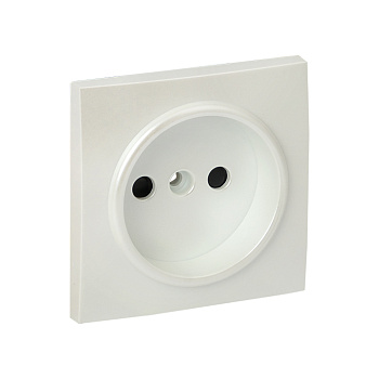 Валенсия лицевая панель розетки 1-местной б/з 10 А жемчуг с защитными шторками EKF PROxima в Уссурийске