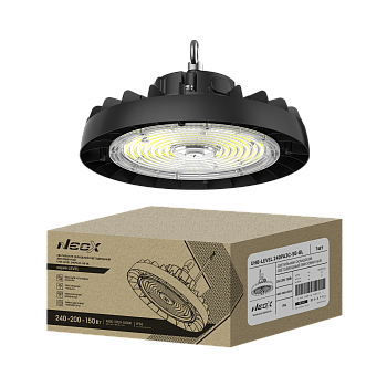 Светильник складской светодиодный UHB-LEVEL 240PA3C-SB-BL 240/200/150Вт 100-277В 175Лм/Вт 3CCT 5лет IP69K NEOX в Уссурийске