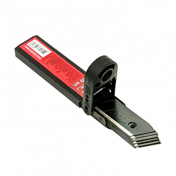 Набор сменных лезвий 18 мм СМ-60 (10 шт,вороненные,SK4,7 сегментов) EKF Professional в Уссурийске