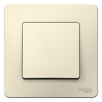 Выключатель одноклавишный BLANCA SE молочный в Уссурийске