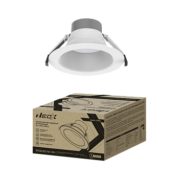 Светильник встраиваемый светодиодный CDL-LEVEL 30PA5C 30/26/22/16/12Вт 100-277В 125Лм/Вт 5ССТ 5лет 210мм NEOX в Уссурийске