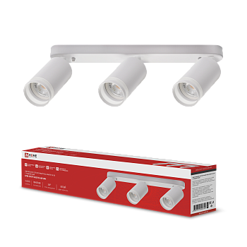 Светильник потолочный НПБ СПОТ-3xGU10-AR-WH под лампу GU10 350х55х135мм линейный белый IN HOME в Уссурийске