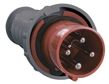 Вилка 034 3Р+РЕ 63А 380В IP54 IEK в Уссурийске