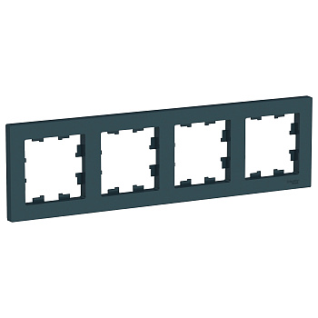 Рамка четырехместная AtlasDesign SE изумруд в Уссурийске