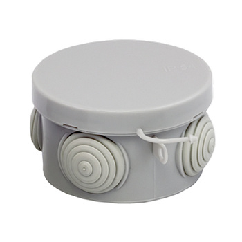 Коробка распаячная КМР-040-038 с крышкой наружная (65х40) 4 мембранных ввода IP54 EKF PROxima в Уссурийске