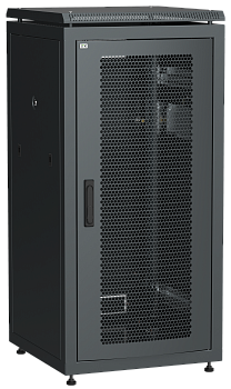 ITK Шкаф сетевой 19" LINEA N 18U 600х800 мм стеклянная передняя дверь черный в Уссурийске