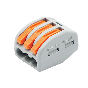 Строительно-монтажная клемма СМК 222-413 (25шт./упак.) IN HOME в Уссурийске