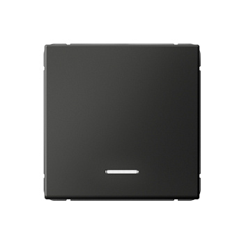 ARTGALLERY 1-клавишный ВЫКЛЮЧАТЕЛЬ с подсветкой, сх.1а, 10АХ, механизм, БАЗАЛЬТ в Уссурийске