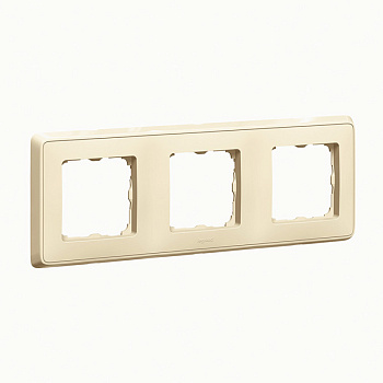 Рамка тройная CARIVA Legrand крем в Уссурийске
