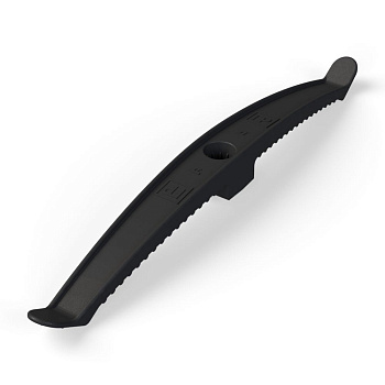 Держатель кабеля двусторонний для прямого монтажа черный Промрукав в Уссурийске