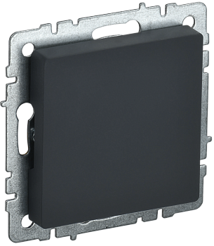 Заглушка c суппортом BRITE IEK графит в Уссурийске