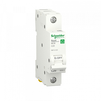 Автоматический выключатель Resi9 1Р 20А 6,0кА характеристика C Schneider Electric в Уссурийске
