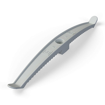 Держатель кабеля двусторонний для прямого монтажа серый Промрукав в Уссурийске