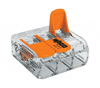 Зажим WAGO клеммный 221-613 3x6 в Уссурийске