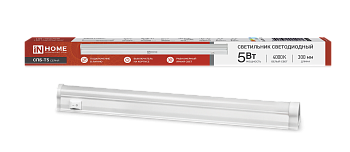 Светильник светодиодный СПБ-Т5 5Вт 230В 4000К 450Лм 300мм IN HOME в Уссурийске
