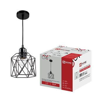 Светильник подвесной под лампу LOFT ATIKO-PN-E27-BL Е27 подвес 1м черный IN HOME в Уссурийске