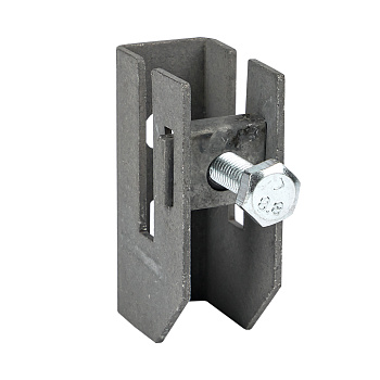 Держатель для полосы толщиной до 8мм с фиксирующим болтом, HZ EKF PROxima в Уссурийске