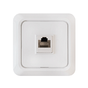 Розетка компьютерная RJ-45 BOLLETO белая 7035 IN HOME в Уссурийске