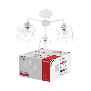 Люстра под лампу LOFT ATIKO-СN-3E27R-WH 3хЕ27 белый IN HOME в Уссурийске