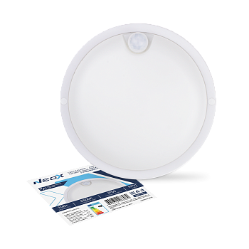 Светильник светодиодный герметичный СПП ИД-1065-КРУГ 10Вт 6500К 900Лм с инфракрасн датчиком IP65 140мм NEOX в Уссурийске