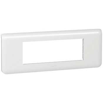 Рамка Legrand MOSAIC 6 модулей белая в Уссурийске