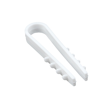 Дюбель-хомут для круглого кабеля  (5-10мм) белый (50шт.) EKF PROxima в Уссурийске