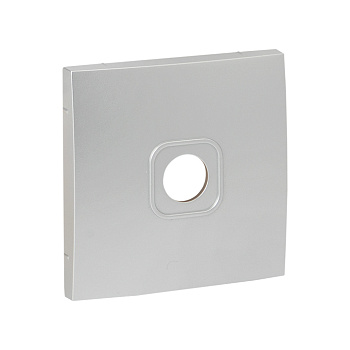 Валенсия лицевая панель розетки TV 1-местная 75Ом 5-862МГц сталь EKF PROxima в Уссурийске