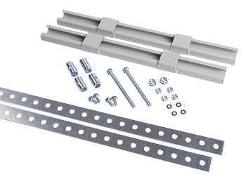 Комплект крепления металлокорпуса к столбу монтажной полосой в Уссурийске
