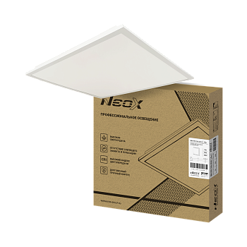 Панель светодиодная встраиваемая ДВО-PRO 7565-ОПАЛ 75Вт 6500К 100лм/Вт CRI80 IP40 595х595х30мм NEOX в Уссурийске