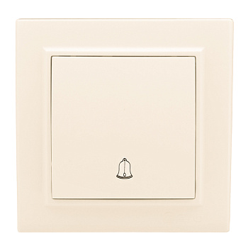 Минск Кнопка звонка СП, 10А, бежевый EKF в Уссурийске