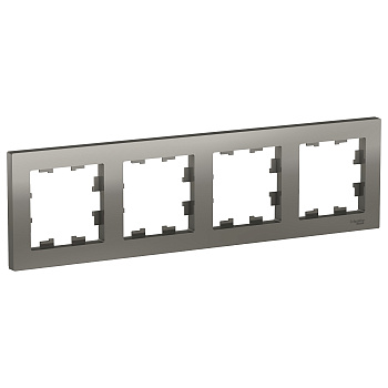 Рамка четырехместная AtlasDesign SE сталь в Уссурийске