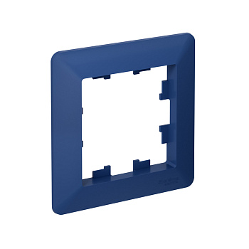 Рамка одинарная AtlasDesign AIR SE АКВАМАРИН/дымчатая черная в Уссурийске