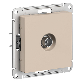 Розетка телевизионная AtlasDesign SE песочная в Уссурийске