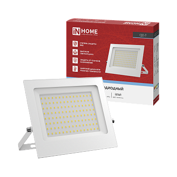 Прожектор светодиодный СДО-7 100Вт 230В 6500К IP65 белый IN HOME в Уссурийске