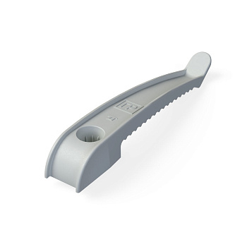 Держатель кабеля односторонний для прямого монтажа серый Промрукав в Уссурийске