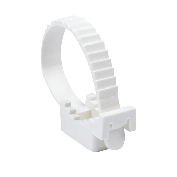 Крепеж ремешковый d=32 мм белый (50 шт.) EKF PROxima в Уссурийске