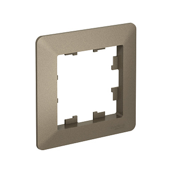 Рамка одинарная AtlasDesign AIR SE шампань/дымчатая черная в Уссурийске