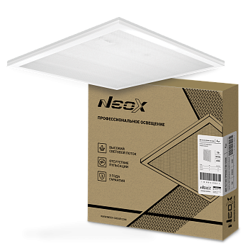 Панель светодиодная универсальная ДВО-02 7565-ПРИЗМА 75Вт 6500K 595х595мм NEOX в Уссурийске