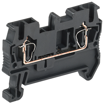 Клемма пружинная КПИ 2в-2,5 31А черный IEK в Уссурийске