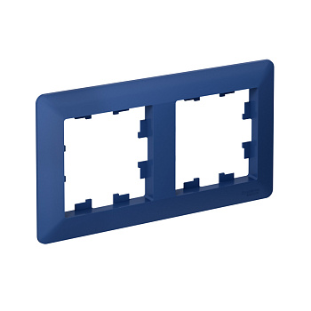 Рамка двойная  AtlasDesign AIR SE АКВАМАРИН/дымчатая черная в Уссурийске