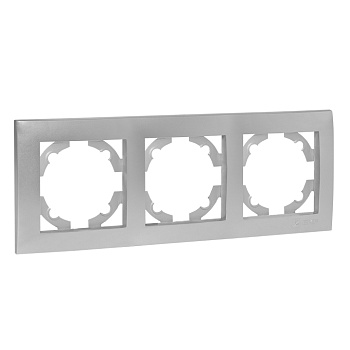 Валенсия Рамка 3-местная сталь  EKF в Уссурийске