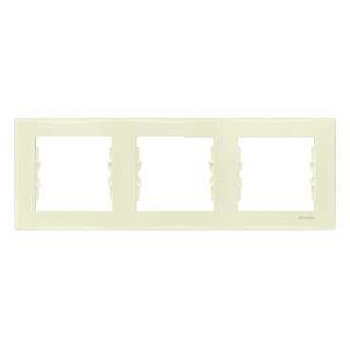 Рамка тройная SEDNA Schneider Electric крем в Уссурийске