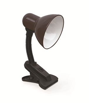 Светильник настольный под лампу на прищепке СНП 21Ч-E27 230В ЧЕРНЫЙ (с подвесом) IN HOME в Уссурийске