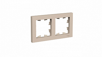 Рамка двойная AtlasDesign SE песочная в Уссурийске