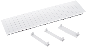 Заглушка IEK для щита на 12 модулей серая в Уссурийске